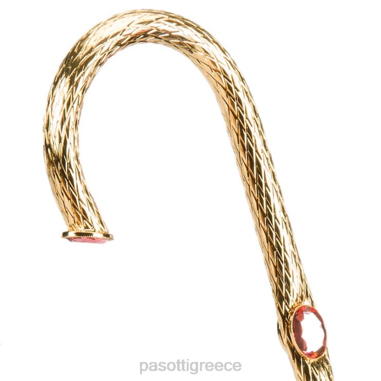 ομπρέλα | PASOTTI 189 5d934-1 p5 - ομπρέλα με πράσινα και ροζ τριαντάφυλλα διπλό ύφασμα 2N6B8389 γυναίκες